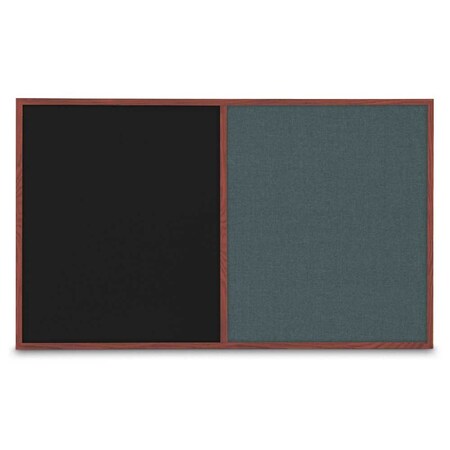 United Visual Products Enclosed Corkboard, 1 Door, 18"x24", 4" Fra, UV3400-SATIN-APRICOT UV3400-SATIN-APRICOT